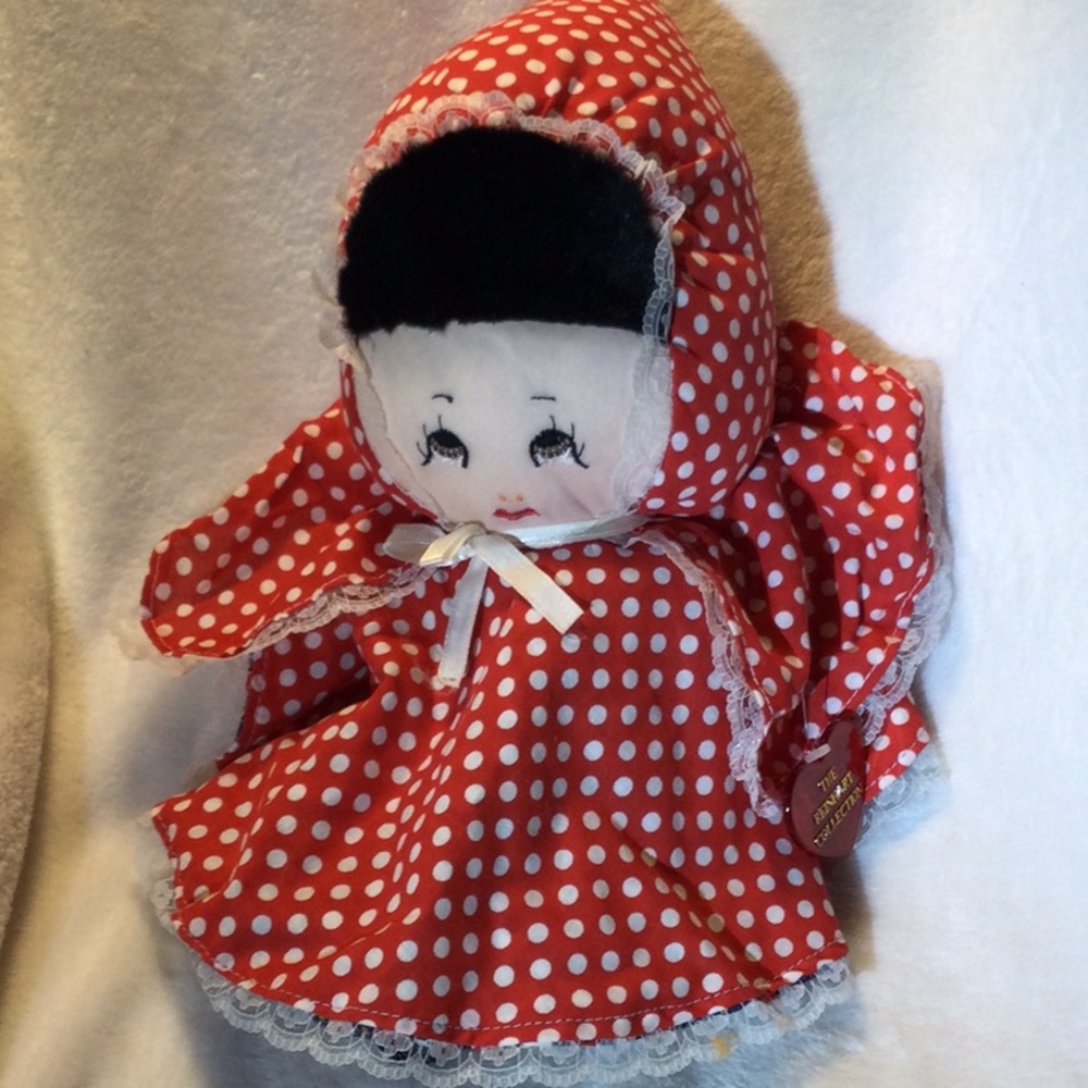 Vintage Little Red Riding Hood, Grandma, & Wolf multi character flip Stuff Toy